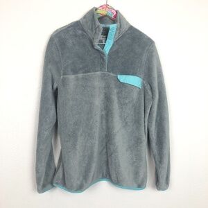 Jachs Cabin gray sherpa pullover size M